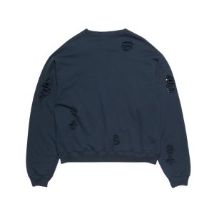 Acne Studio Distressed fleece sweatshirt