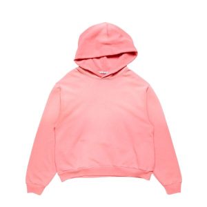 Acne Studio Fleece logo Red hoodie