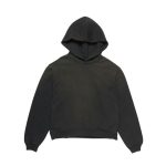Acne Studio Fleece logo hoodie Black
