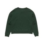 Acne Studio Fleece sweatshirt with logo Green