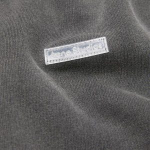 Acne Studio Rubber logo fleece sweatshirt