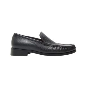 Acne Studios Black Leather Moccasins