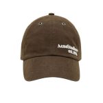 Acne Studios Classic Logo Baseball Cap Brown