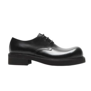 Acne Studios Leather Lace Up Shoes Black