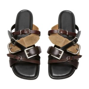 Acne Studios Parade Leather Moccasins Brown
