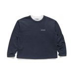 Layered sweatshirt with logo