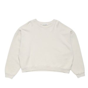 Rubber logo Acne Studio fleece sweatshirt