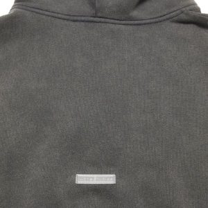 Rubber stamp logo hoodie
