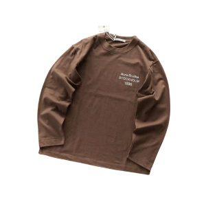 Acne Studios Brown Long Sleeve Stockholm 1996 Tee