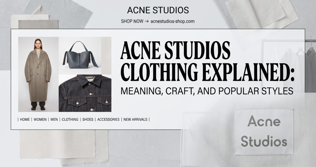 Acne Studios Clothing Explained: Meaning, Craft, and Popular Styles
