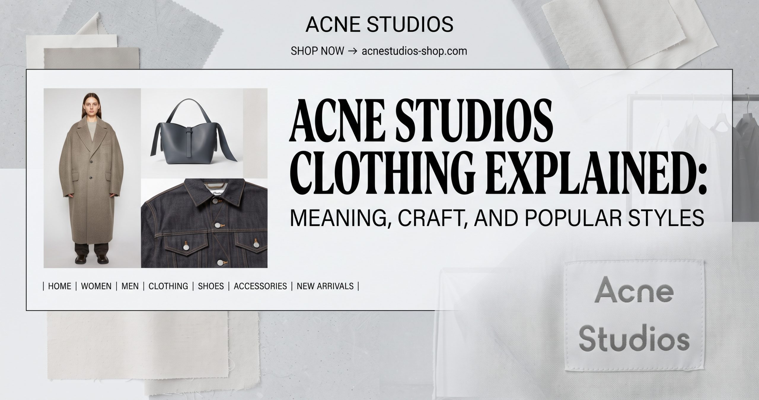 Acne Studios Clothing Explained: Meaning, Craft, and Popular Styles