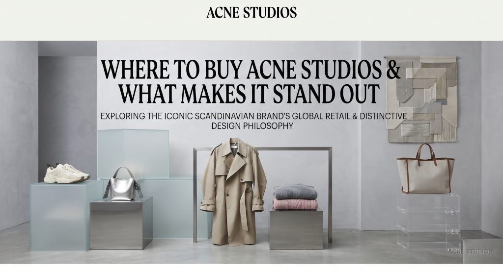 Where to Buy Acne Studios & What Makes It Stand Out