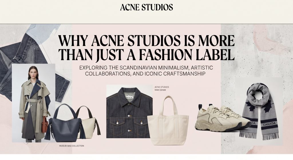 Why Acne Studios Is More Than Just a Fashion Label
